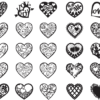 2019-12-31 (4) 260 Heart Valentine Day Vector Pack - Laser Cut & CNC Files (CDR, DXF, SVG, EPS, AI)