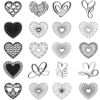 2019-12-31 (7) 260 Heart Valentine Day Vector Pack - Laser Cut & CNC Files (CDR, DXF, SVG, EPS, AI)