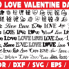 70 Love Valentine Day Vector Pack - Laser Cut & CNC Files (CDR, DXF, SVG, EPS, AI)