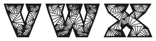 Alphabet Carved Letters Vector Pack - Laser Cut & CNC Files (CDR, DXF, SVG, EPS, AI)