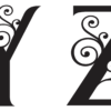 Alphabet Swirl Letter Vector Pack - Laser Cut & CNC Files (CDR, DXF, SVG, EPS, AI)