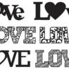 70 Love Valentine Day Vector Pack - Laser Cut & CNC Files (CDR, DXF, SVG, EPS, AI)