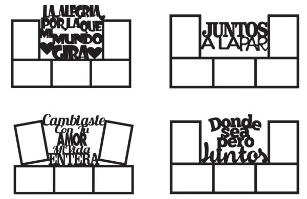 2020-01-14 (6) 55 Valentine Photo Frames Vector Pack - Laser Cut & CNC Files (CDR, DXF, SVG, EPS, AI)