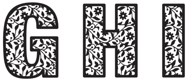 Alphabet Flourish Letters Vector Pack - Laser Cut & CNC Files (CDR, DXF, SVG, EPS, AI)
