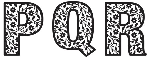 Alphabet Flourish Letters Vector Pack - Laser Cut & CNC Files (CDR, DXF, SVG, EPS, AI)
