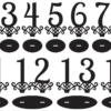 2020-01-28 (10) Table Numbers Vector Pack - Laser Cut & CNC Files (CDR, DXF, SVG, EPS, AI)
