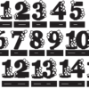 2020-01-28 (3) Table Numbers Vector Pack - Laser Cut & CNC Files (CDR, DXF, SVG, EPS, AI)