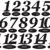 2020-01-28 (9) Table Numbers Vector Pack - Laser Cut & CNC Files (CDR, DXF, SVG, EPS, AI)