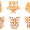 95 Owl Design Bundle Vector Pack - Laser Cut & CNC Files (CDR, DXF, SVG, EPS, AI)