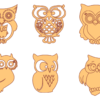 95 Owl Design Bundle Vector Pack - Laser Cut & CNC Files (CDR, DXF, SVG, EPS, AI)
