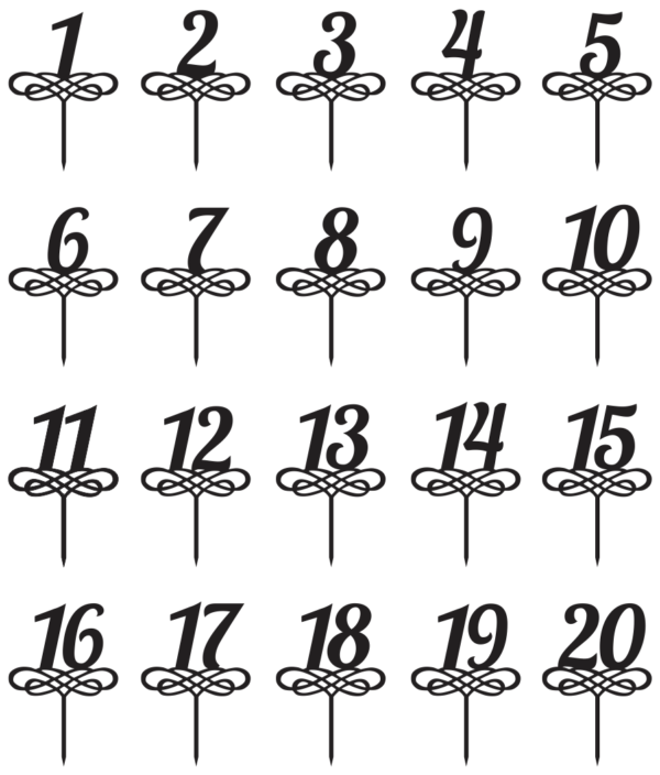 2020-04-04 (8) 100 Cake Toppers Vector Pack - Laser Cut & CNC Files (CDR, DXF, SVG, EPS, AI)