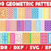 200 Geometric Pattern Vector Pack - Laser Cut & CNC Files (CDR, DXF, SVG, EPS, AI)