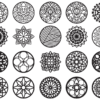160 Mandala Vector Pack - Laser Cut & CNC Files (CDR, DXF, SVG, EPS, AI)