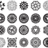 160 Mandala Vector Pack - Laser Cut & CNC Files (CDR, DXF, SVG, EPS, AI)