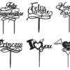 2020-04-14 (2) 100 Cake Toppers Vector Pack - Laser Cut & CNC Files (CDR, DXF, SVG, EPS, AI)