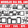 2020-04-17 (2) 25 Friendship Day Photo Frames Vector Pack - Laser Cut & CNC Files (CDR, DXF, SVG, EPS, AI)