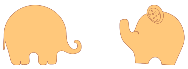 18 Elephant Figures Vector Pack - Laser Cut & CNC Files (CDR, DXF, SVG, EPS, AI)