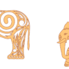18 Elephant Figures Vector Pack - Laser Cut & CNC Files (CDR, DXF, SVG, EPS, AI)