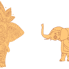 18 Elephant Figures Vector Pack - Laser Cut & CNC Files (CDR, DXF, SVG, EPS, AI)