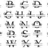 2020-09-22 (218) Split Letter Vector Pack - Laser Cut & CNC Files (CDR, DXF, SVG, EPS, AI)