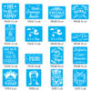 2020-09-22 (4) Stencils Set 2 Vector Pack - Laser Cut & CNC Files (CDR, DXF, SVG, EPS, AI)