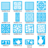 2020-09-22 (6) Stencils Set 2 Vector Pack - Laser Cut & CNC Files (CDR, DXF, SVG, EPS, AI)