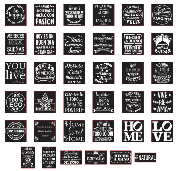 2020-11-25 (12) Laser Cut Stamps Vector Pack - Laser Cut & CNC Files (CDR, DXF, SVG, EPS, AI)