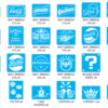 Stencils Set 3 Vector Pack - Laser Cut & CNC Files (CDR, DXF, SVG, EPS, AI)