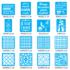 Stencils Set 3 Vector Pack - Laser Cut & CNC Files (CDR, DXF, SVG, EPS, AI)