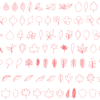 450 Flowers - Leaves Vector Pack - Laser Cut & CNC Files (CDR, DXF, SVG, EPS, AI)