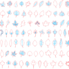 450 Flowers - Leaves Vector Pack - Laser Cut & CNC Files (CDR, DXF, SVG, EPS, AI)