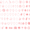 450 Flowers - Leaves Vector Pack - Laser Cut & CNC Files (CDR, DXF, SVG, EPS, AI)