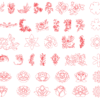 450 Flowers - Leaves Vector Pack - Laser Cut & CNC Files (CDR, DXF, SVG, EPS, AI)
