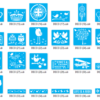 2021-04-13 (1) Stencils Set 4 Vector Pack - Laser Cut & CNC Files (CDR, DXF, SVG, EPS, AI)