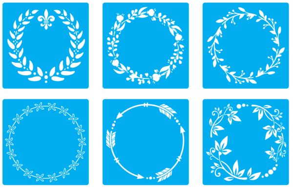 2021-04-14 (1) Stencil Frames and Words Vector Pack - Laser Cut & CNC Files (CDR, DXF, SVG, EPS, AI)