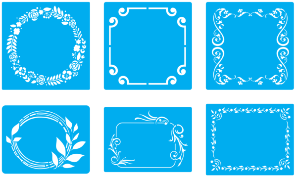 2021-04-14 (2) Stencil Frames and Words Vector Pack - Laser Cut & CNC Files (CDR, DXF, SVG, EPS, AI)