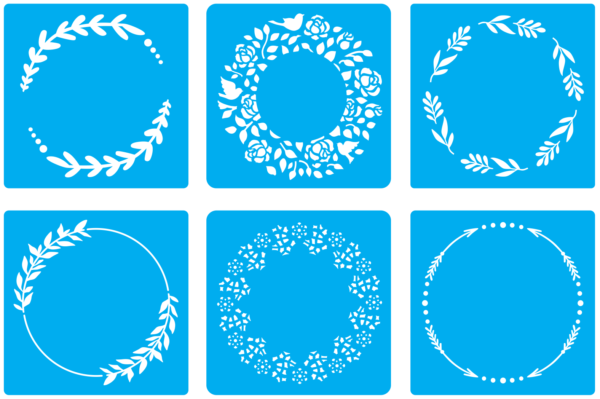2021-04-14 (3) Stencil Frames and Words Vector Pack - Laser Cut & CNC Files (CDR, DXF, SVG, EPS, AI)