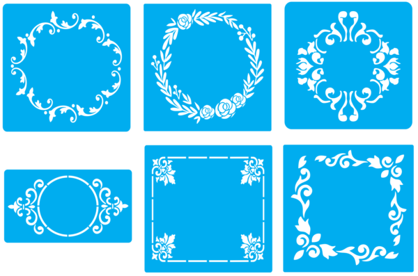 2021-04-14 (4) Stencil Frames and Words Vector Pack - Laser Cut & CNC Files (CDR, DXF, SVG, EPS, AI)