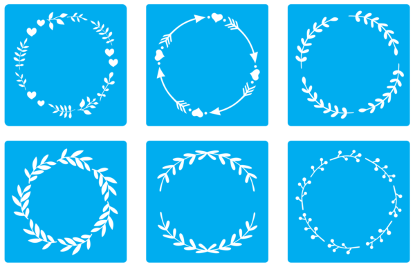 2021-04-14 Stencil Frames and Words Vector Pack - Laser Cut & CNC Files (CDR, DXF, SVG, EPS, AI)