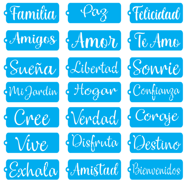 2021-04-14 (8) Stencil Frames and Words Vector Pack - Laser Cut & CNC Files (CDR, DXF, SVG, EPS, AI)
