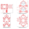 25 - 3D Carriages Vector Pack - Laser Cut & CNC Files (CDR, DXF, SVG, EPS, AI)
