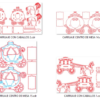 25 - 3D Carriages Vector Pack - Laser Cut & CNC Files (CDR, DXF, SVG, EPS, AI)