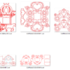 25 - 3D Carriages Vector Pack - Laser Cut & CNC Files (CDR, DXF, SVG, EPS, AI)