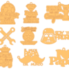 200 Father's Day Vector Pack - Laser Cut & CNC Files (CDR, DXF, SVG, EPS, AI)