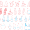 50 Christmas Gnomes Vector Pack - Laser Cut & CNC Files (CDR, DXF, SVG, EPS, AI)