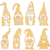 50 Christmas Gnomes Vector Pack - Laser Cut & CNC Files (CDR, DXF, SVG, EPS, AI)
