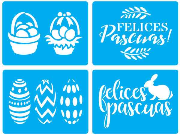 2023-03-04 (11) 50 Easter Stencil Vector Pack - Laser Cut & CNC Files (CDR, DXF, SVG, EPS, AI)