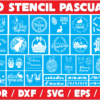 2023-03-04 (3) 50 Easter Stencil Vector Pack - Laser Cut & CNC Files (CDR, DXF, SVG, EPS, AI)