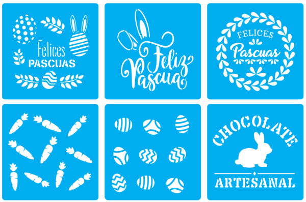 2023-03-04 (4) 50 Easter Stencil Vector Pack - Laser Cut & CNC Files (CDR, DXF, SVG, EPS, AI)