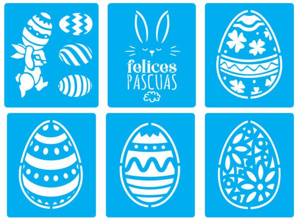 2023-03-04 (8) 50 Easter Stencil Vector Pack - Laser Cut & CNC Files (CDR, DXF, SVG, EPS, AI)